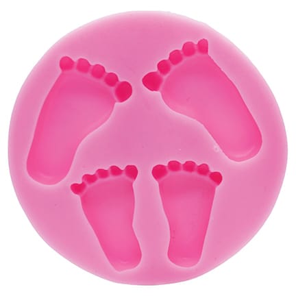 Brand Zero Silicon Mould - Baby Feet Two Sizes