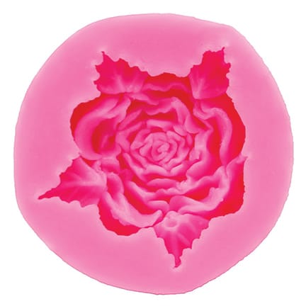 Brand Zero Silicon Mould - Rose With Leaves
