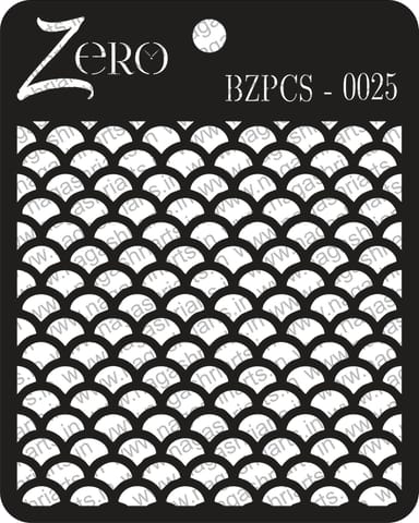 Brand Zero Pratibimb Craft Stencil - Code: BZPCS-0025 - Select Your Preferred Size