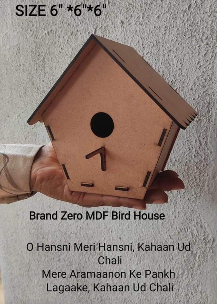 Brand Zero Mdf Bird House