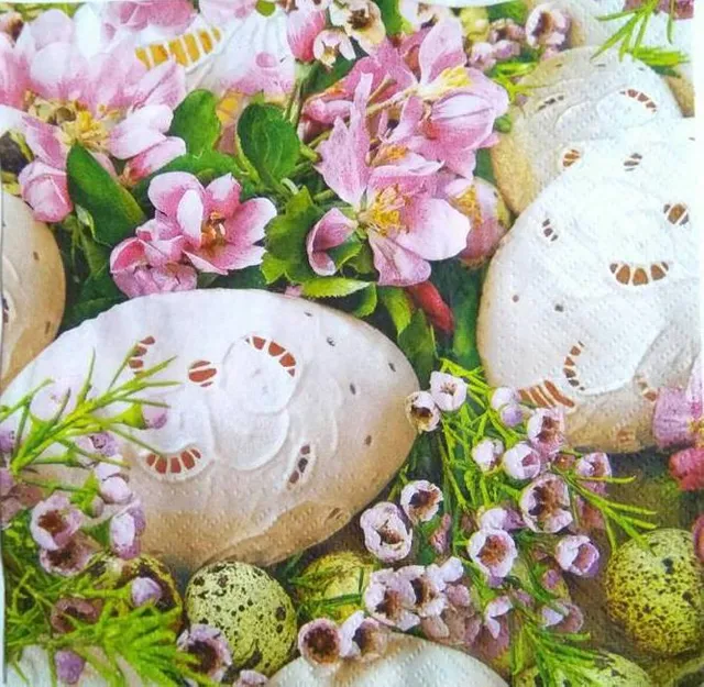 Decoupage Napkin / Tissue papers - 33cm by 33cm - Easter Eggs