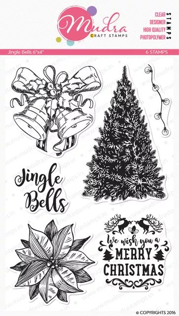 Mudra Craft Stamps- Jingle Bells