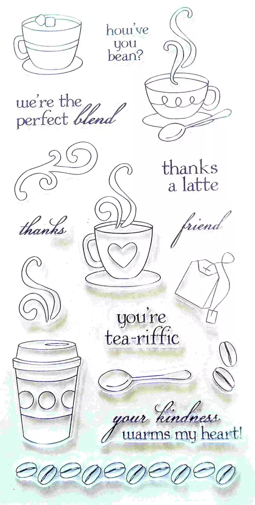 Clear Stamps Imported - We're the Perfect Blend