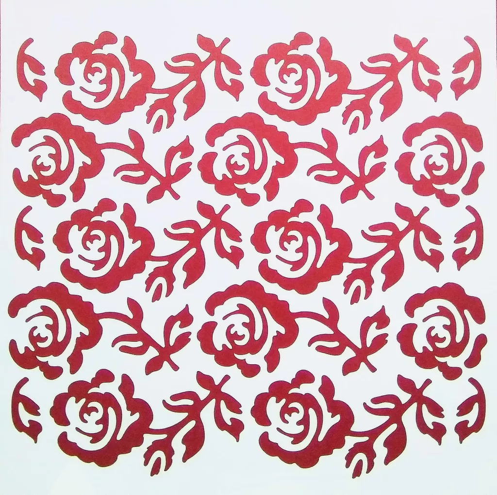 Floral Background Pattern - Stencils