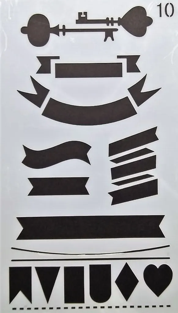 Stencil - 4"*7" Design 10