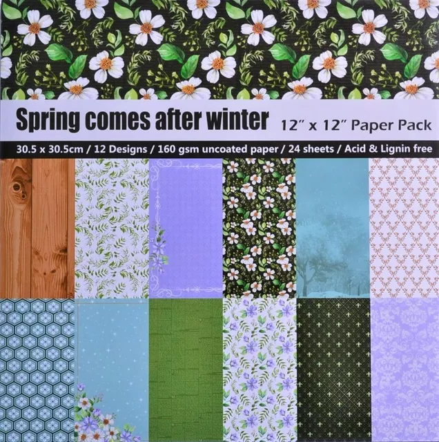 Spring Comes After Winter Paper Pack 12 by 12