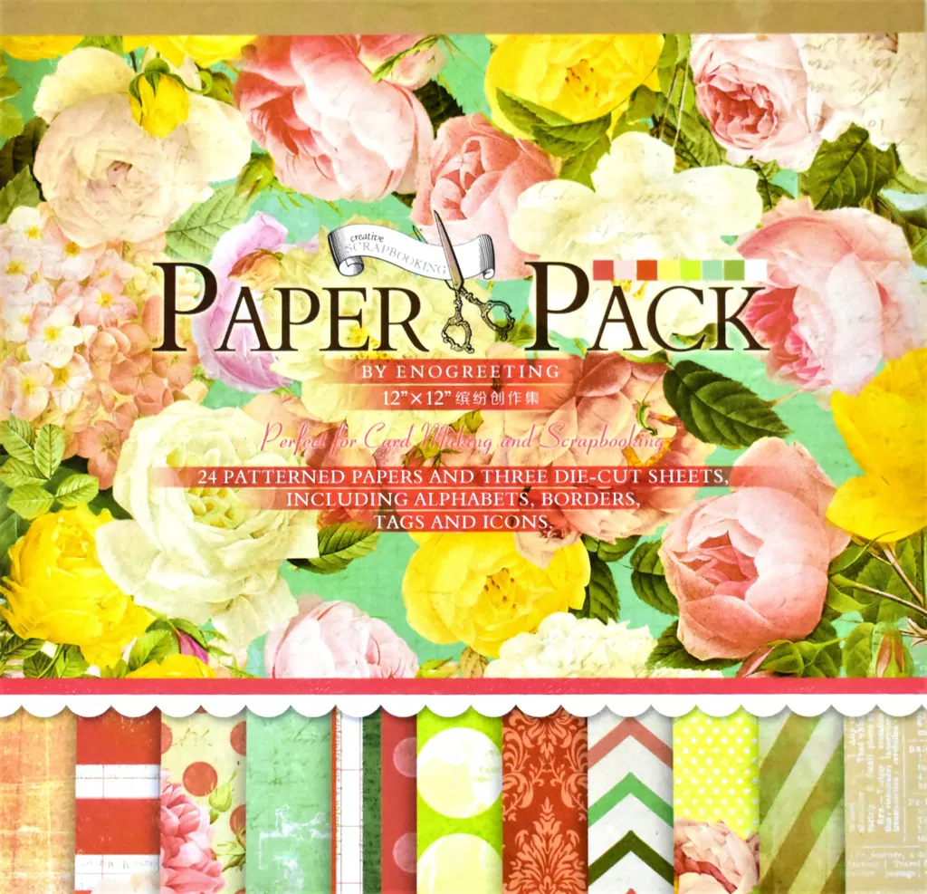 Floral Paper Pack 12 by 12