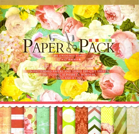 Floral Paper Pack 12 by 12 Floral Paper Pack 12 by 12