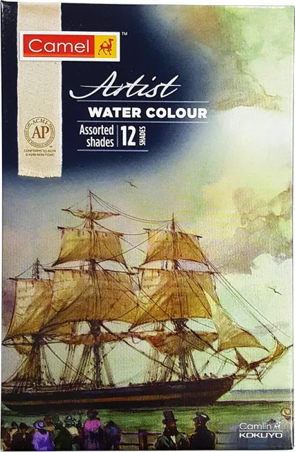 Camel Artist Water Colour 12 Assorted Shades