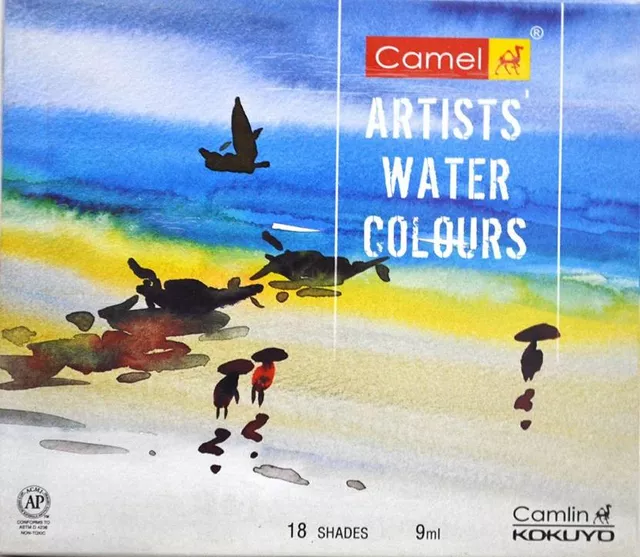 Camel Artist Water Colour 18 Assorted Shades