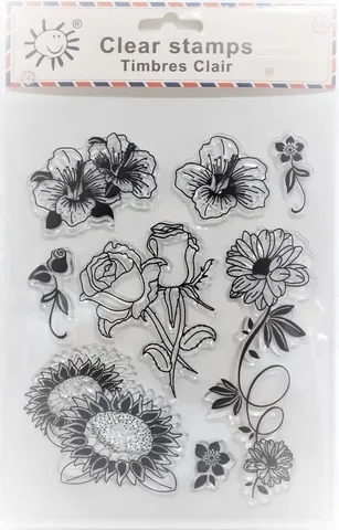 Clear Stamps Imported - Floral Festival - 6.5" * 8.0" Clear Stamps Imported - Floral Festival - 6.5" * 8.0"