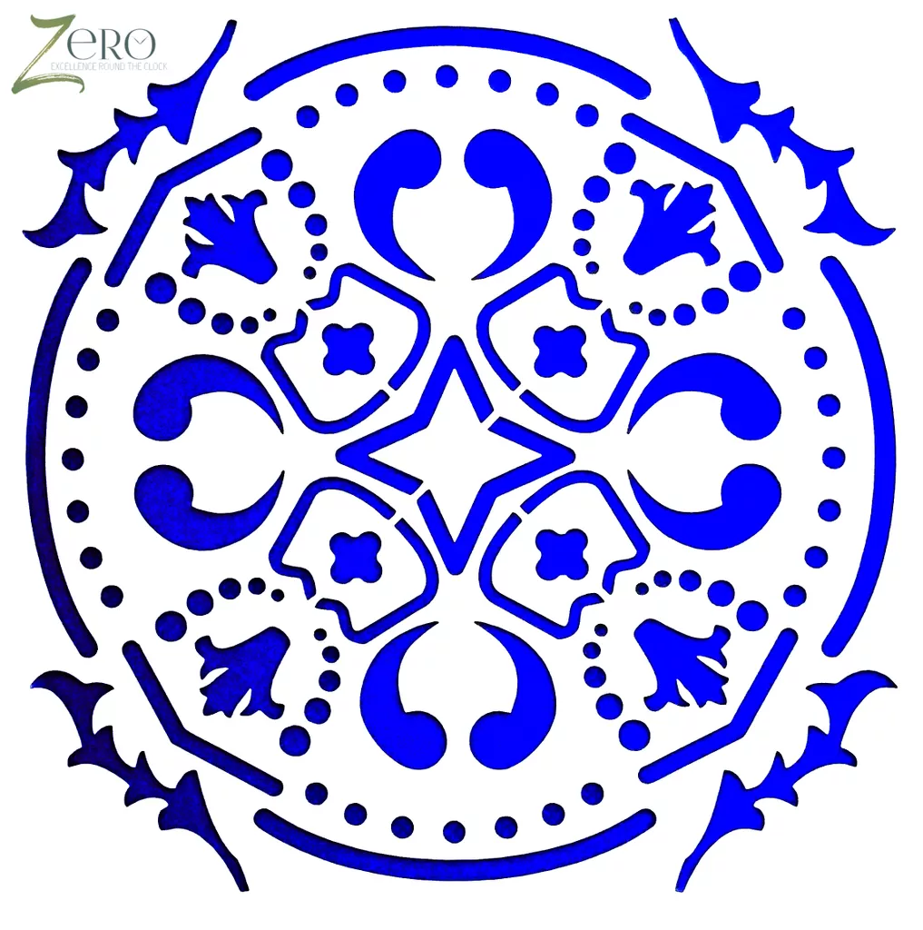 Imported Stencils- 5"*5"- Floral Graphic Mandala Design Background 20