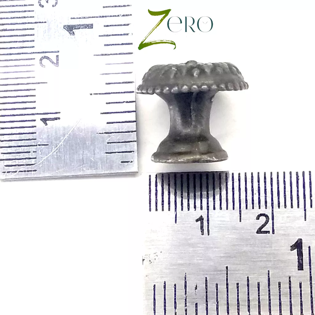Brand Zero Vintage Metal Charms - Knobe Design 4 - Pack of 1 Pcs - 18mm*14mm