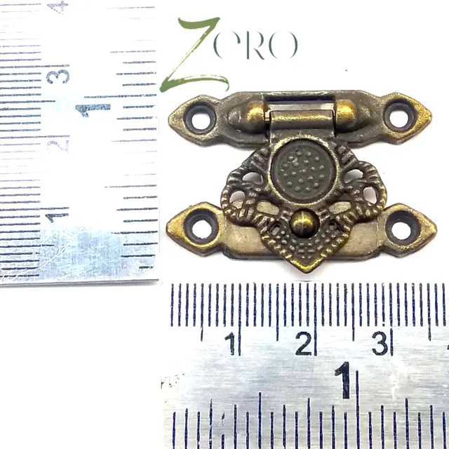 Brand Zero Vintage Metal Charms - Lock Design 3 - Pack of 1 Pcs - 36mm*25mm*6mm