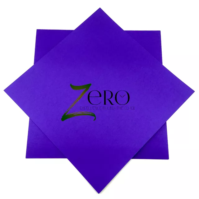Brand Zero 250 Gsm Card Stock - 12 By 12 Inches Pack of 10 - Indigo Blue Colour