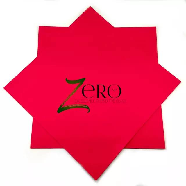 Brand Zero 250 Gsm Card Stock - 12 By 12 Inches Pack of 10 - Raspberry Red Colour