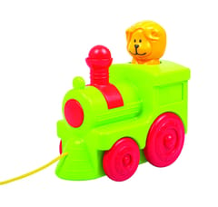 Giggles - Toy Train, 2 in 1 Colourful Animal Pull along toy, Walking, Shape sorting,Pretend Play, 12 months & above, Infant and Preschool Toys