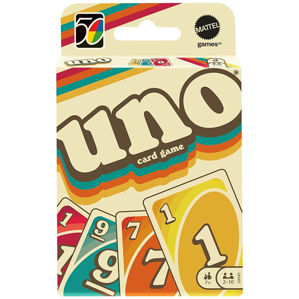 Games Mattel UNO Iconic 1970s Card Game