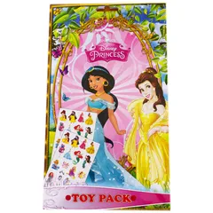 Topps Disney Princess Toy Pack Collections, Pack of 4 Stickers Sheets