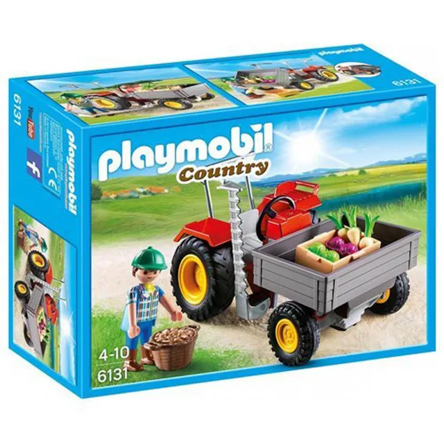 Playmobil Harvesting Tractor, Multi Color