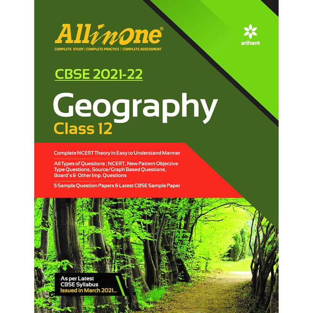 All In One - Geography - Class 12 - Arihant Publications [ Session 2021-22 ]
