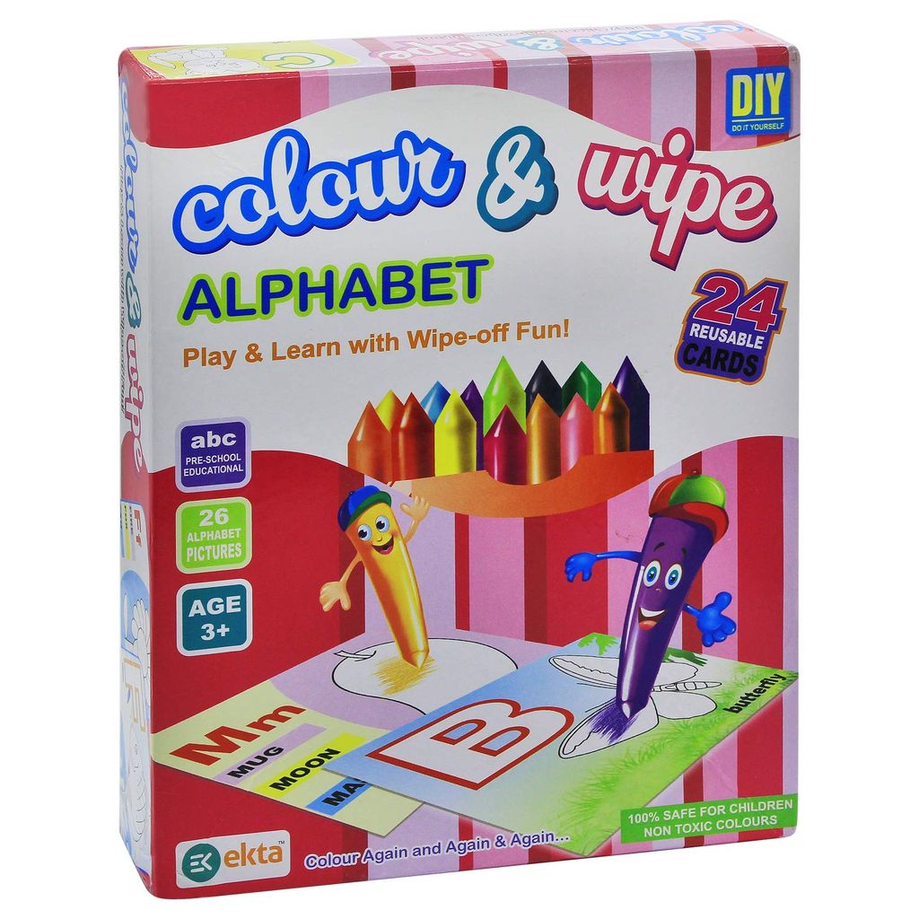 Colour & Wipe Alphabet