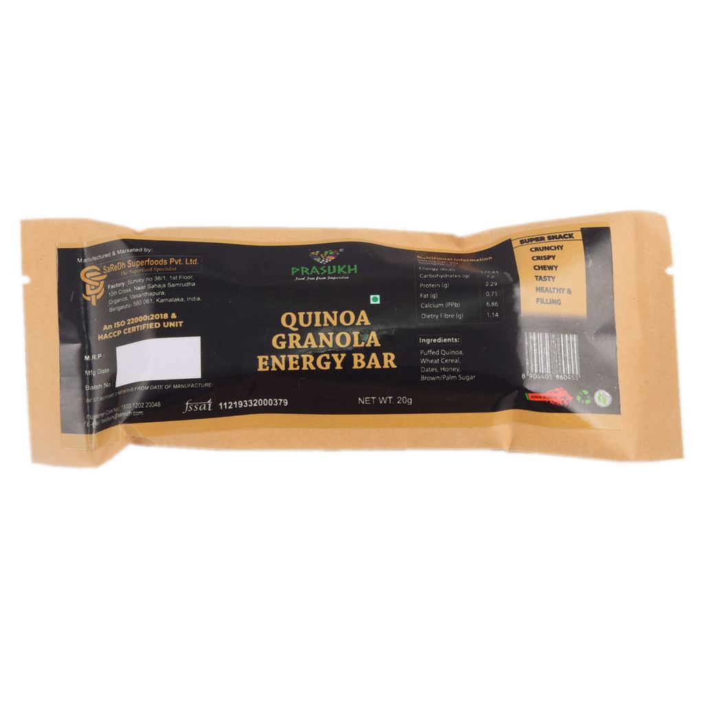 Quinoa Energy Bar 20gm