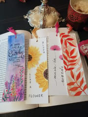 Floral Bookmarks - Set of 4