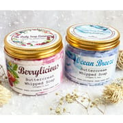 Combo of Berrylicious & Ocean Breeze Buttercream Whipped Soap