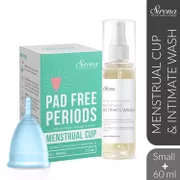 Intimate Foaming Wash - 150 ML with Sirona Reusable Menstrual Cup