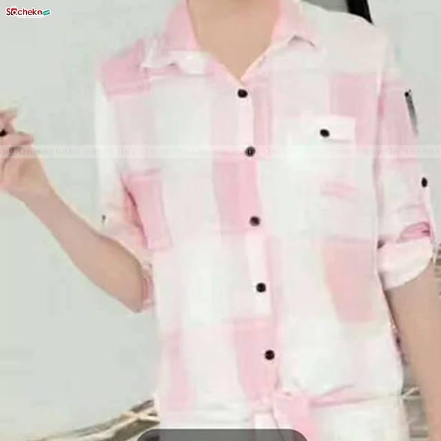 Shirt Girlfriends - Pink Check Design