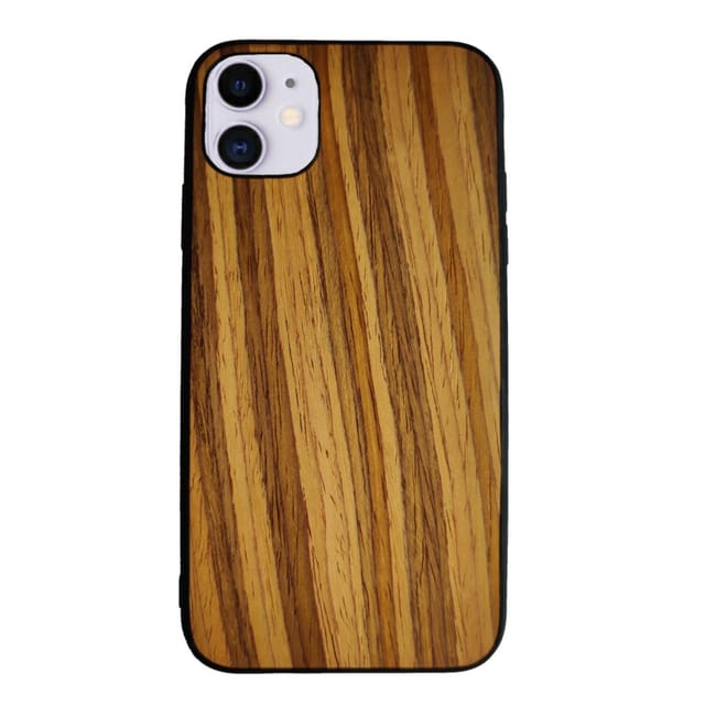 Iphone 11 Premium Real Wood Back Cover