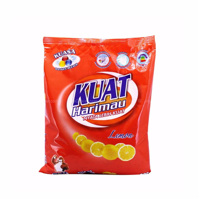 Kuat Harimau Lemon Powder Detergent- 2.5Kg