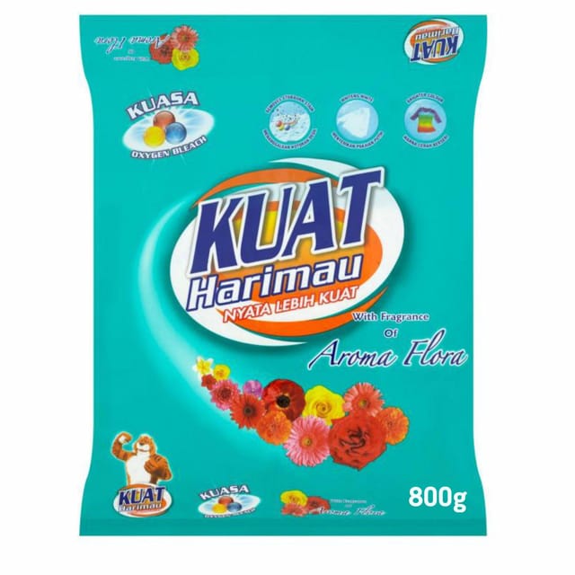 Kuat Harimau Floral Powder Detergent- 800Gm