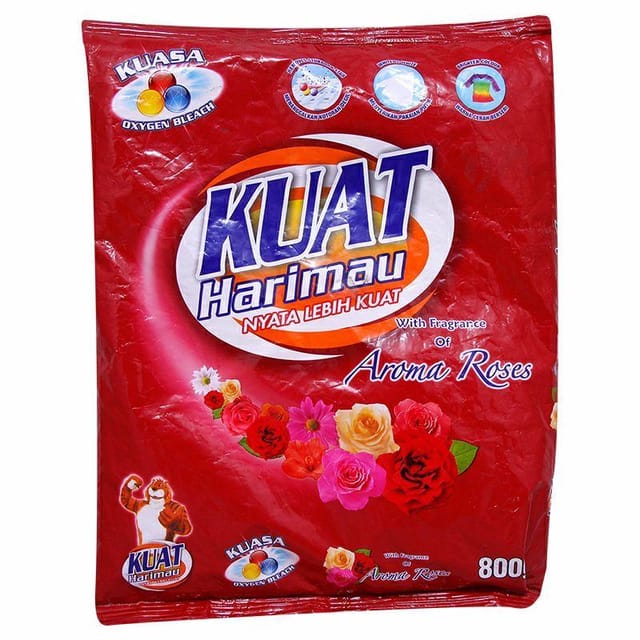 Kuat Harimau Roses Powder Detergent- 800Gm