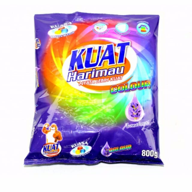 Kuat Harimau Color Powder Detergent- 800G