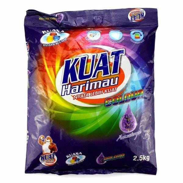 Kuat Harimau Color Powder Detergent- 2.5Kg
