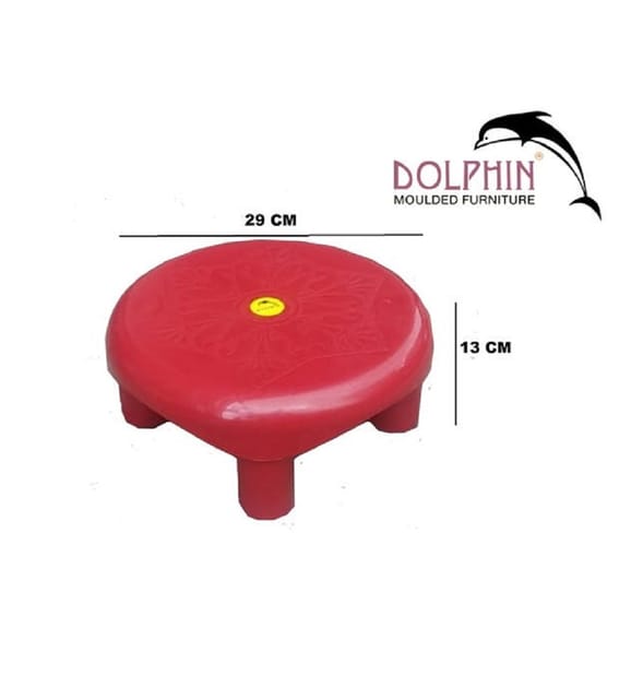 Dolphin Plastic Patta (Pirka) Red