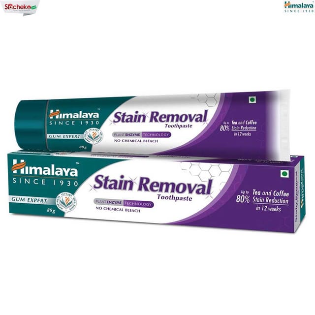 Himalaya Herbals Stain Removal Toothpaste - 80 g