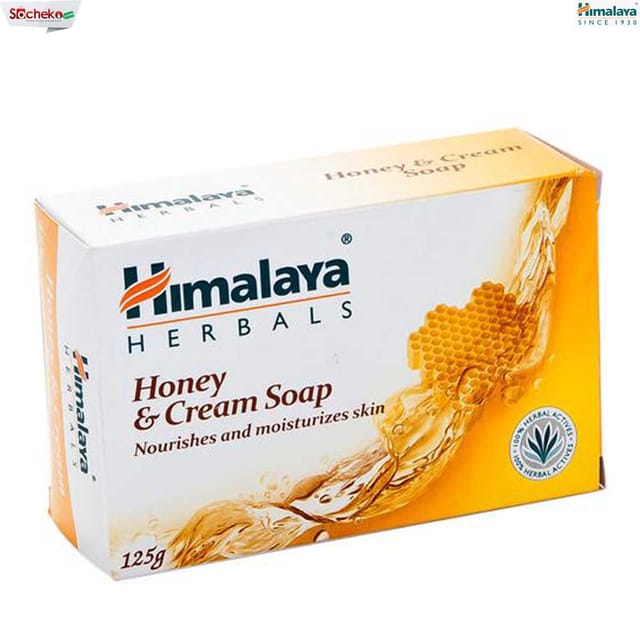 Himalaya Herbals Honey & Cream Soap, 125g