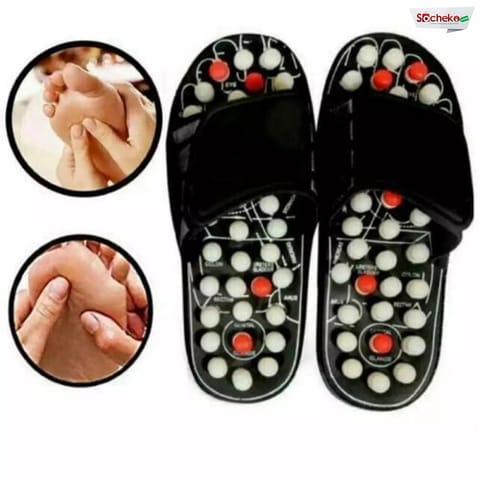 Acupressure Paduka Spring Sandle Foot Reflexology Massage Slippers