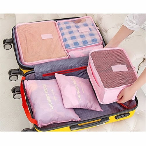 Mesh Travels Storage Bags (6 pcs Set)