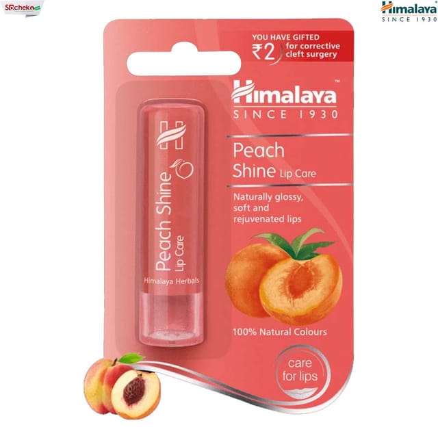 Himalaya Peach Shine Lip Care, 4.5g