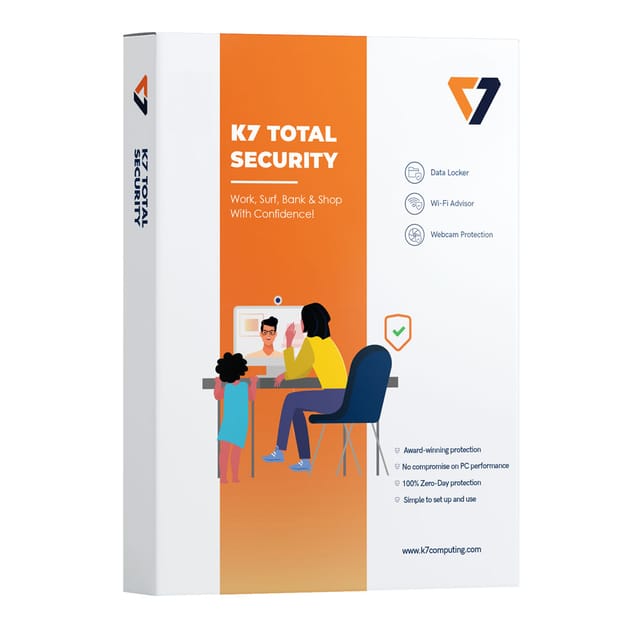 K7 Total Security 1PC 1Year [Antivirus Software]