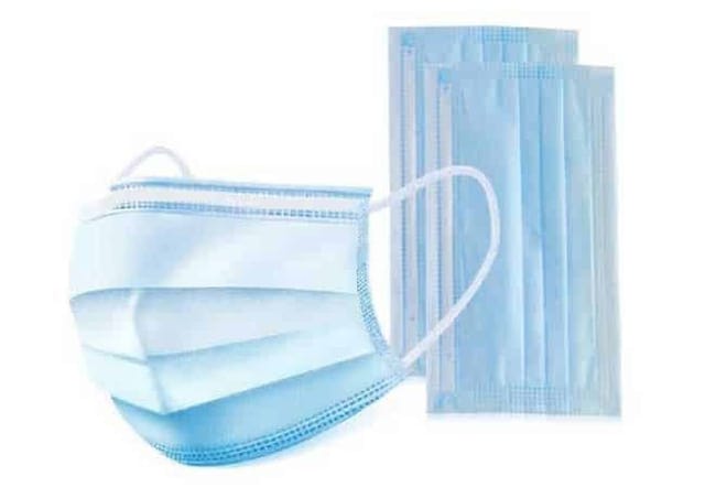 3 ply surgical masks with nose pin pack of 50