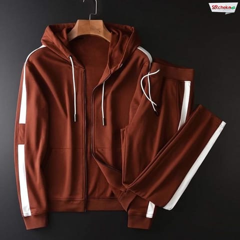 brown zara tracksuit