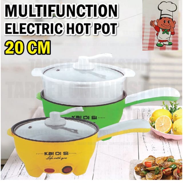 Multifunction Cooker Hot Pot Steam Stir Fry Stew Cooking