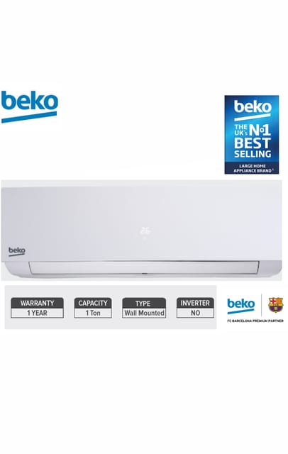 Beko Air Conditioner (1 Ton) - BBFEA-120/121