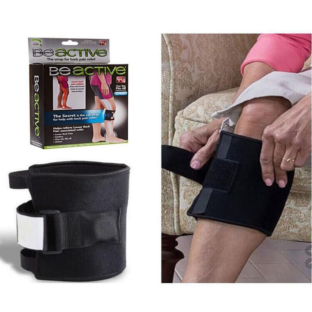 BeActive Knee Brace Helps Relieve Lower Back Pain and Pain from Sciatica, One Size Fits All