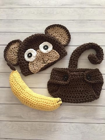 Monkey Diaper cover up